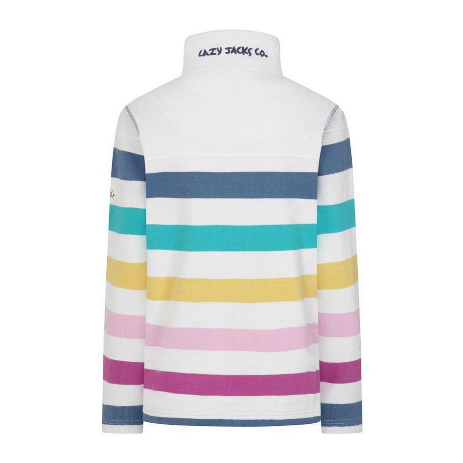 Lazy Jacks Sweatshirt zippé rayé  