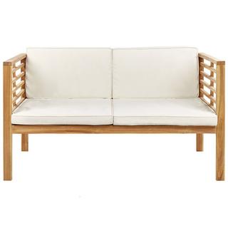 Beliani Lounge Set mit Tisch aus Akazienholz Modern PACIFIC  