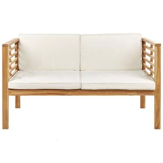 Beliani Set divani con tavolino en Legno d'acacia Boho PACIFIC  