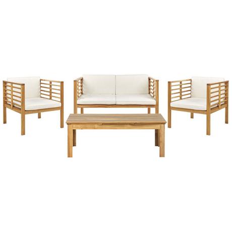 Beliani Set divani con tavolino en Legno d'acacia Moderno PACIFIC  