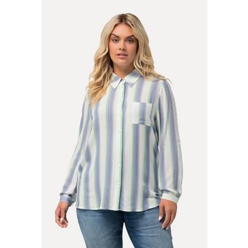 Camicia con righe, colletto da camicia e maniche lunghe