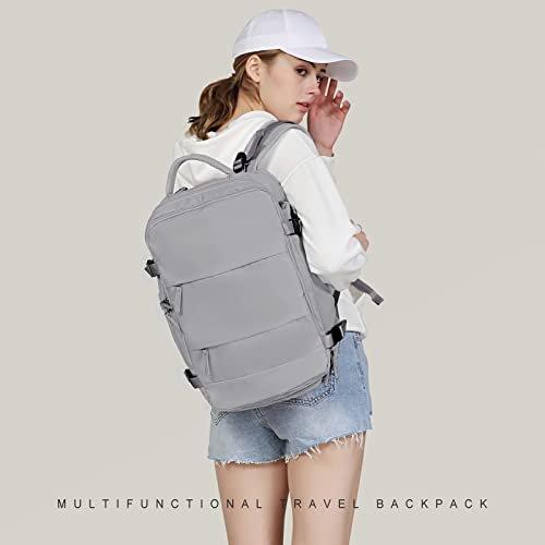 Only-bags.store  Sac à dos de randonnée étanche pour sports de plein air, sac d'école décontracté, adapté à un ordinateur portable de 14 pouces avec port de chargement, compartiment à chaussures 