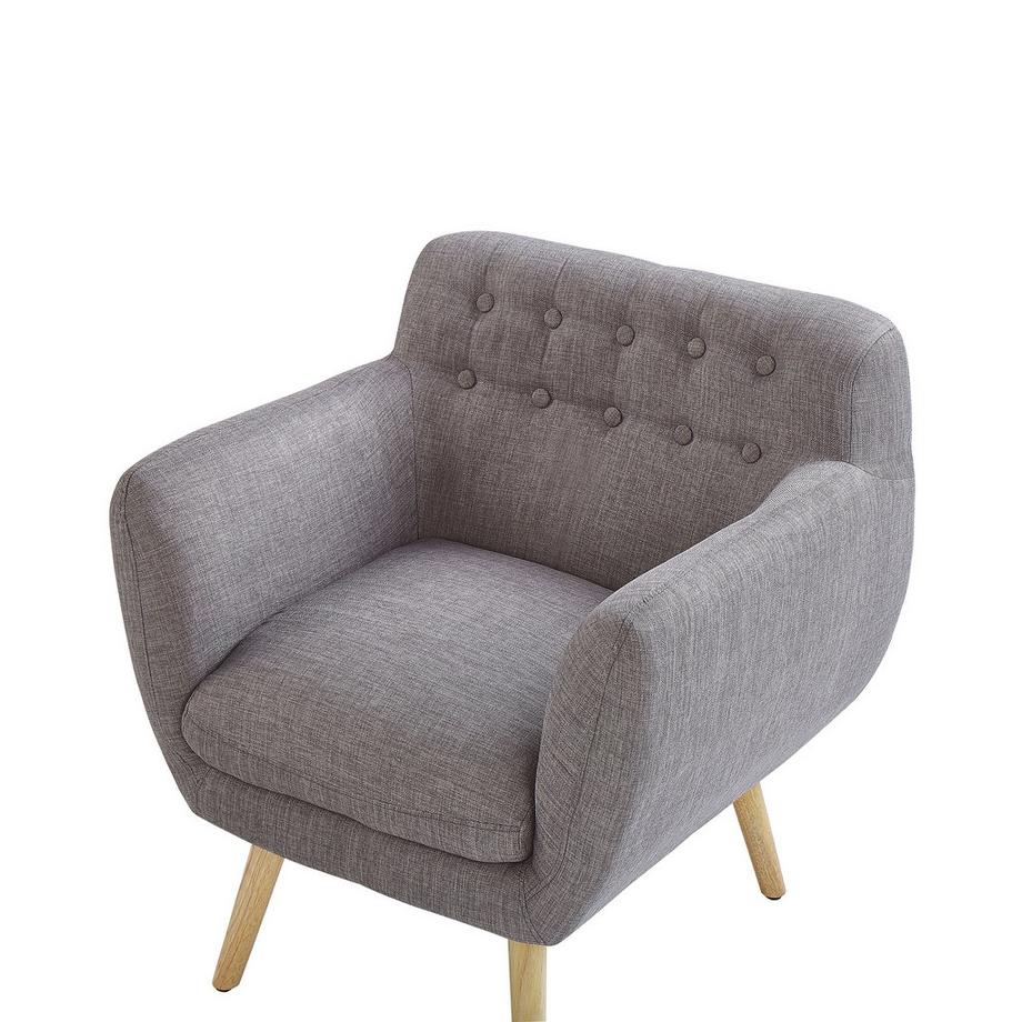 Beliani Sessel aus Stoff Retro MELBY  