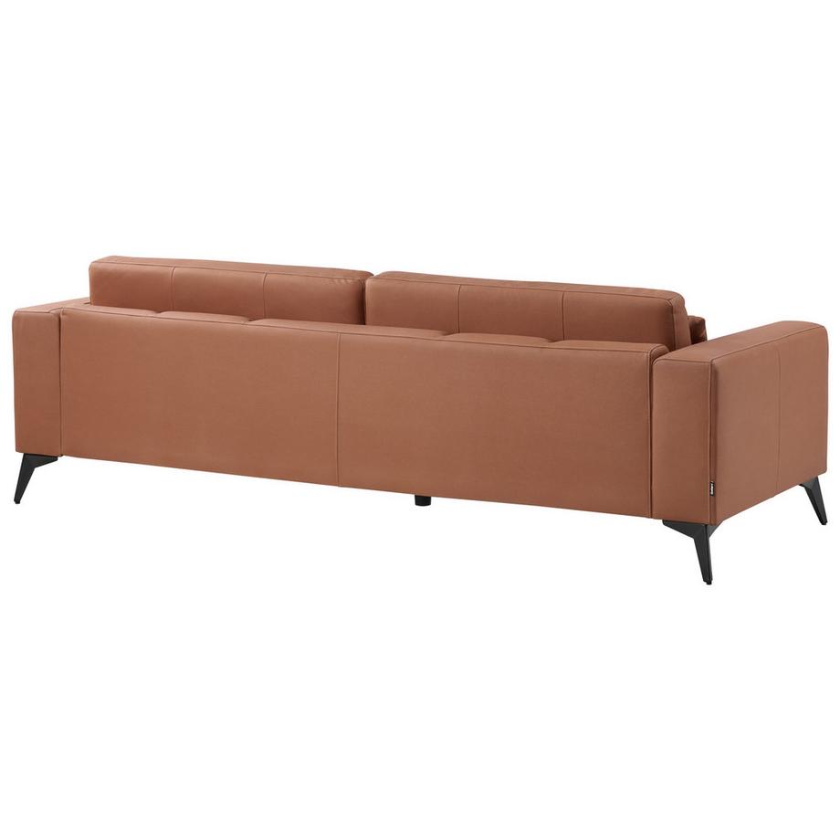 Beliani 3 Sitzer Sofa aus Veganes Ökoleder Industriell ANGE  