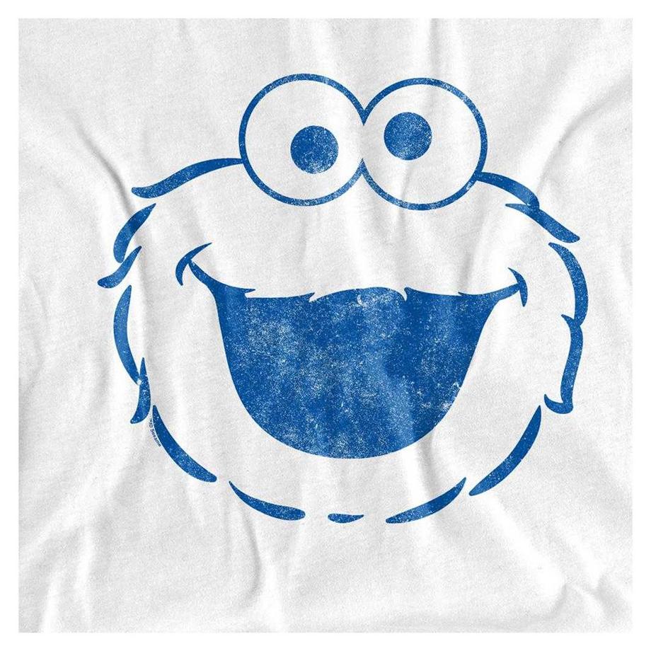 Sesame Street T-Shirt Manches Longues Motif Cookie Monster  