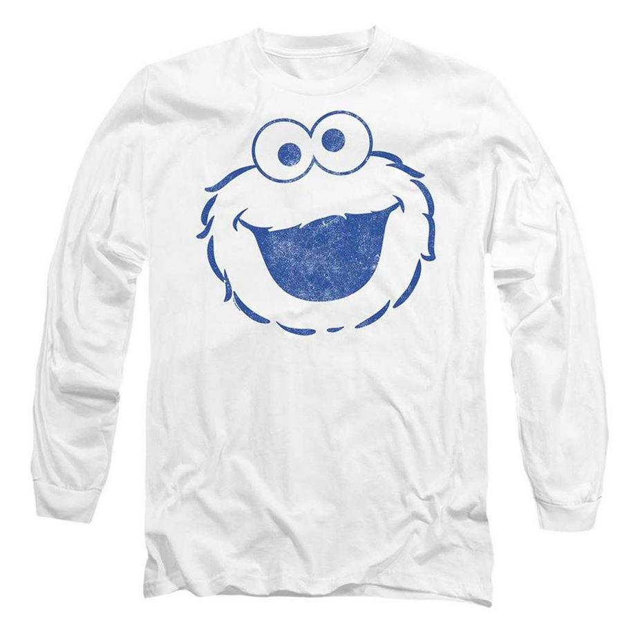 T-ShirtManches Longues Motif Macaron Le Glouton Motif Monochrome