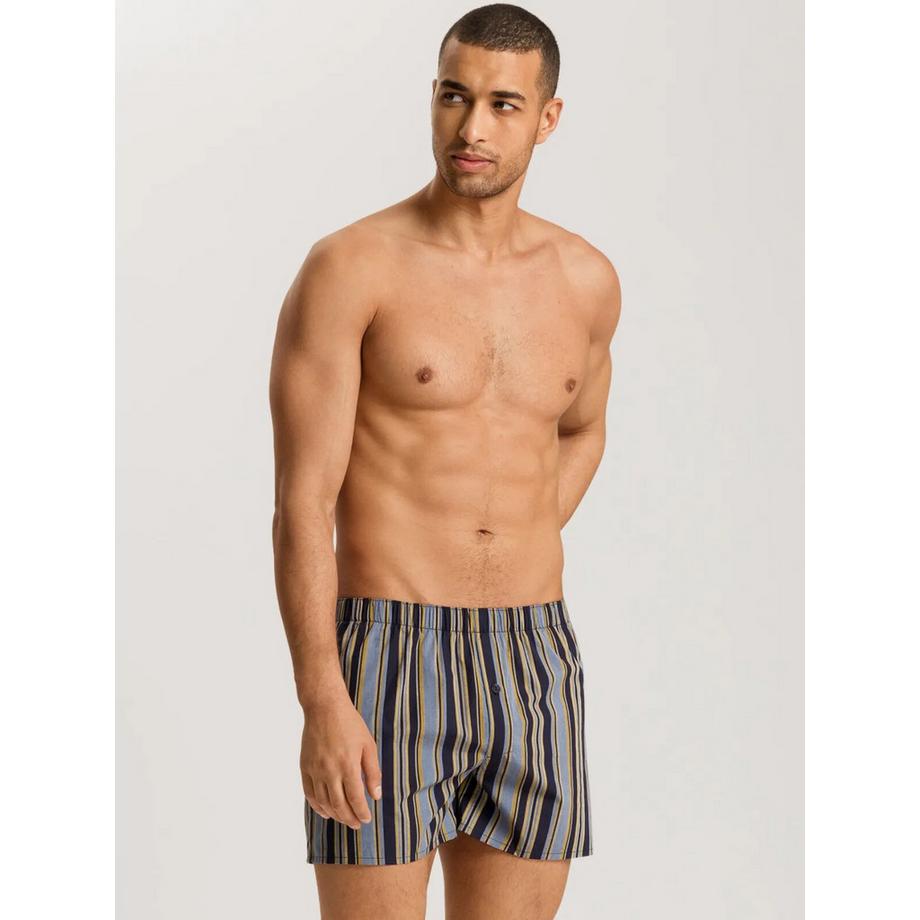 HANRO Fancy Woven Gestreifte Boxershort  