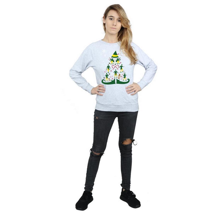 Elf Sweatshirt Arbre de Noël  