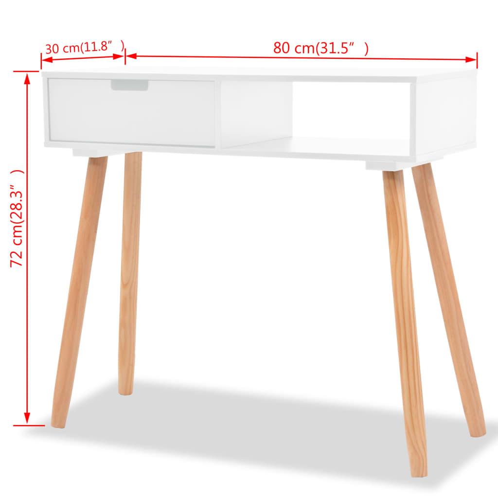 VidaXL tavolo consolle Legno di pino  