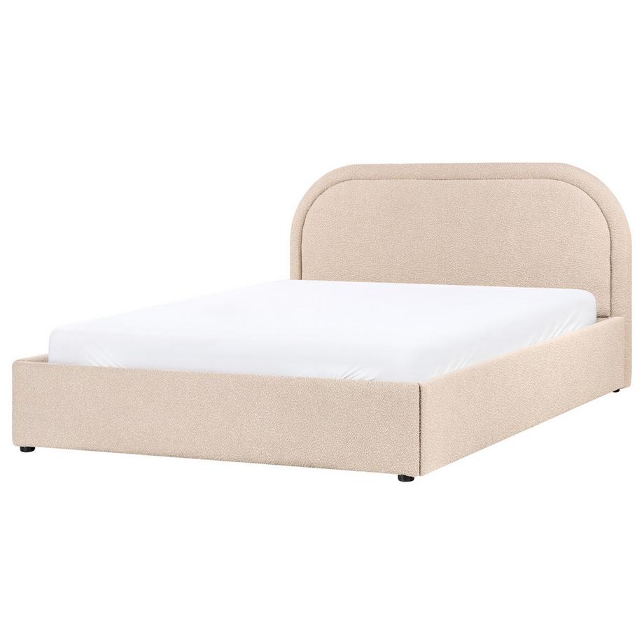 Beliani Lit ottoman en Bouclé  QUILLIEN  