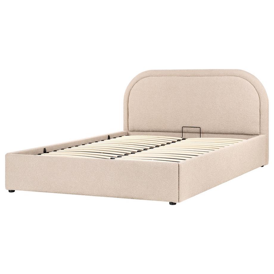 Beliani Lit ottoman en Bouclé  QUILLIEN  