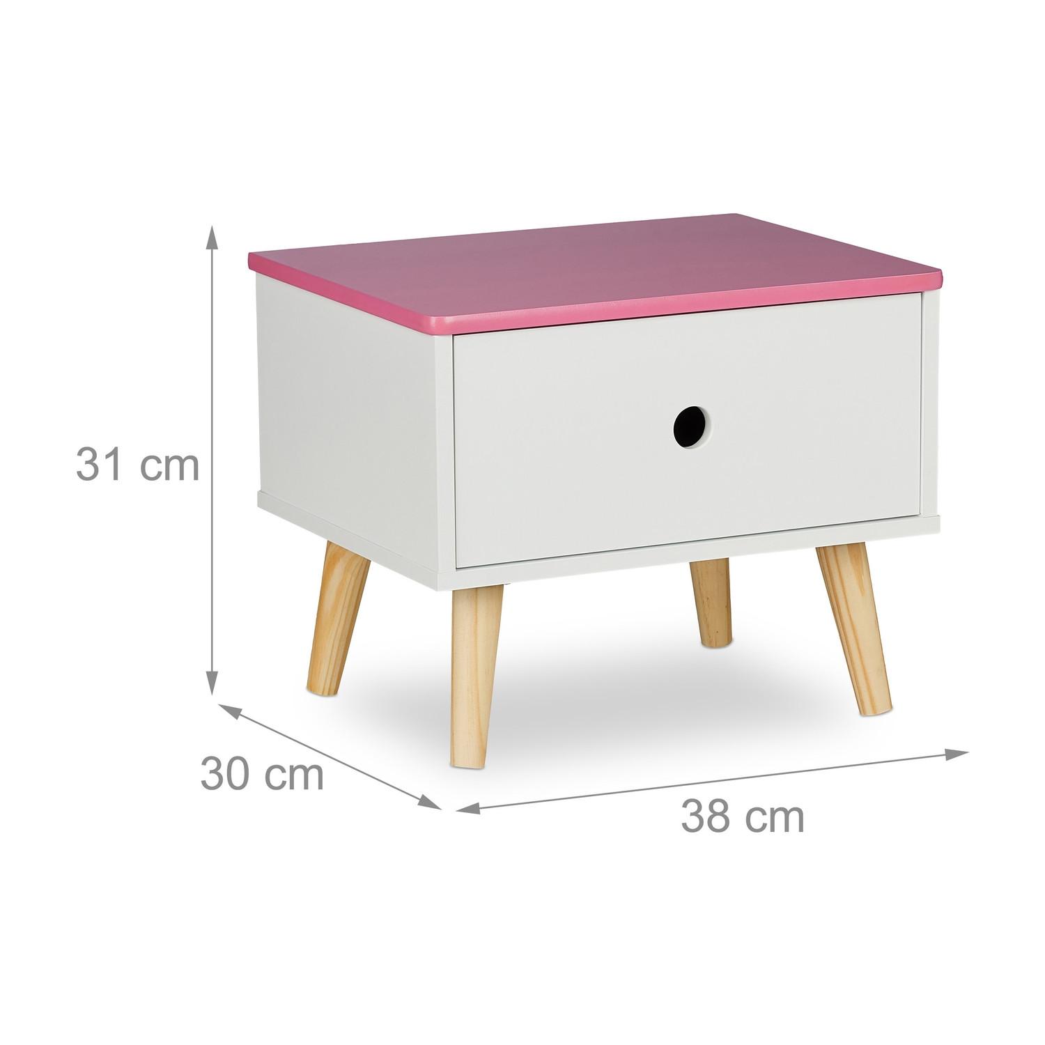 B2X Comodino per bambini con cassetto  