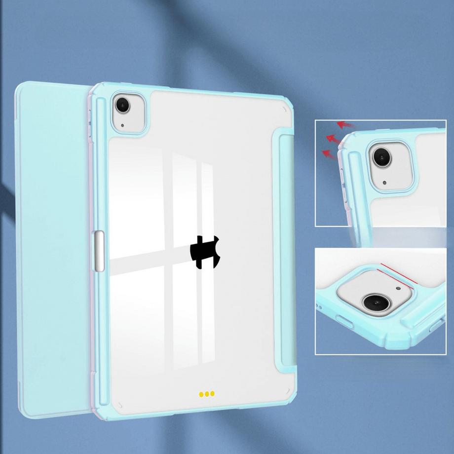 Cover-Discount  iPad Air 13 (M2/M3) - Coque de protection en acrylique avec bord surélevé 