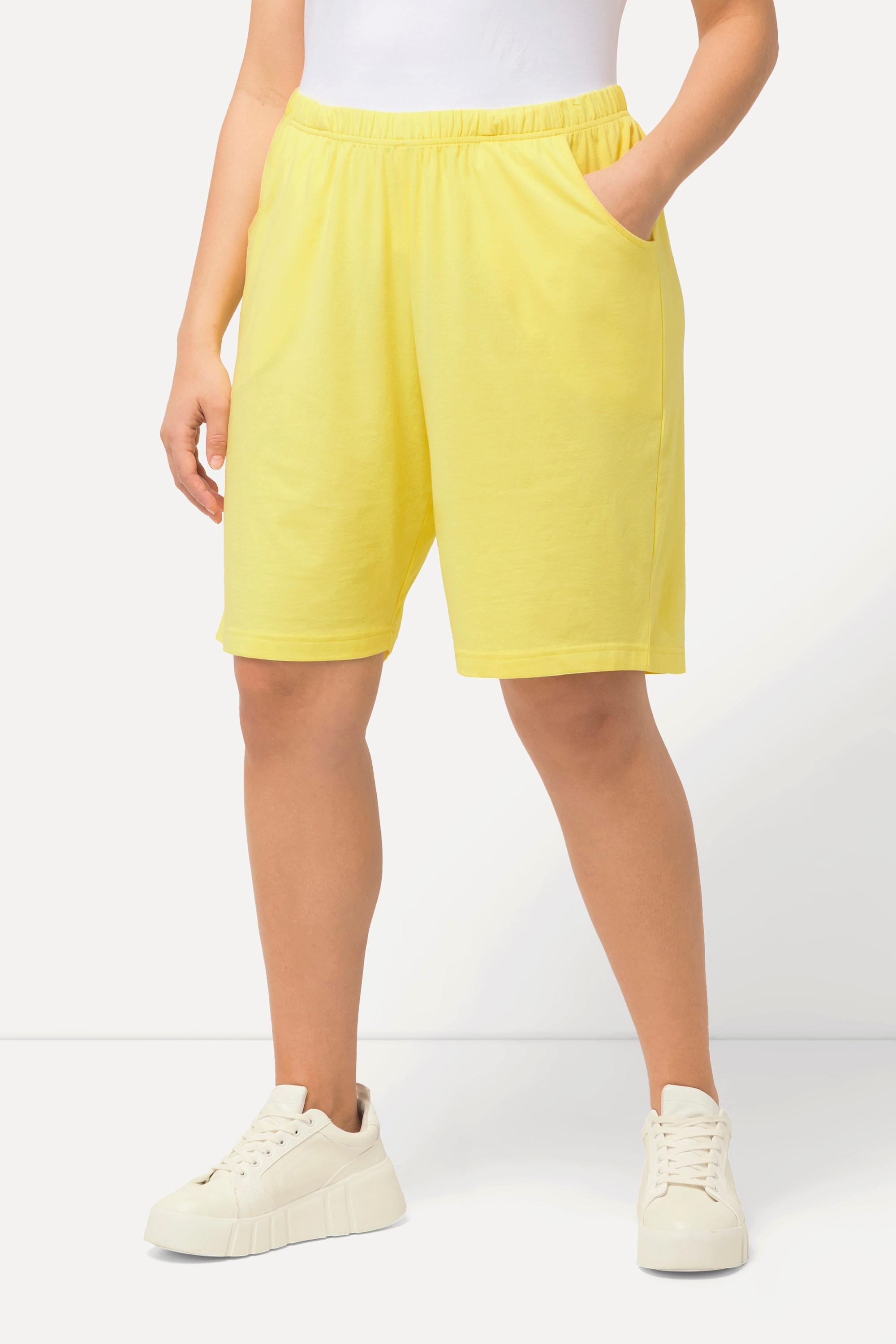 Ulla Popken  Short en jersey, poches et taille élastique 