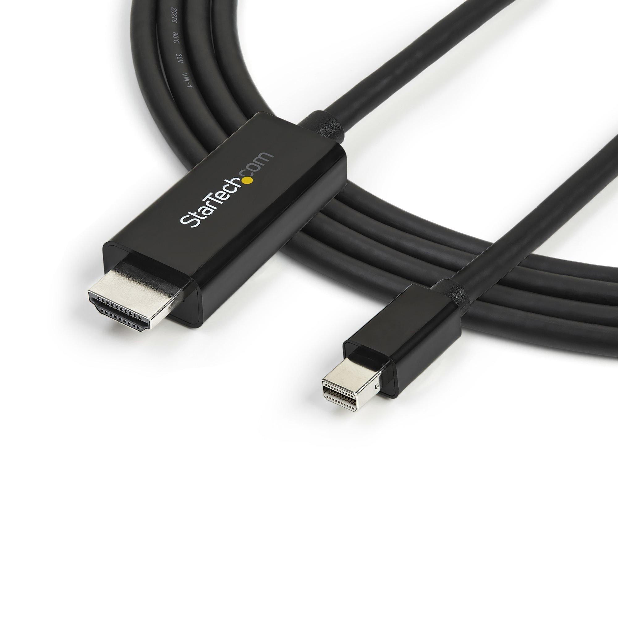 STARTECH.COM  StarTech.com Cavo Adattatore HDMI a Mini DisplayPort da 3m - 4k 30hz 