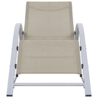 VidaXL Chaise longue aluminium  