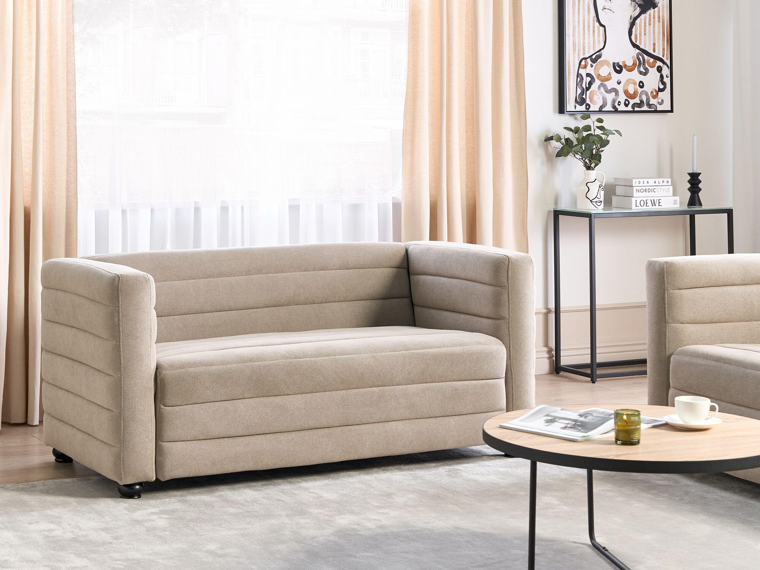 Beliani 2 Sitzer Sofa aus Polyester Modern HOFN  