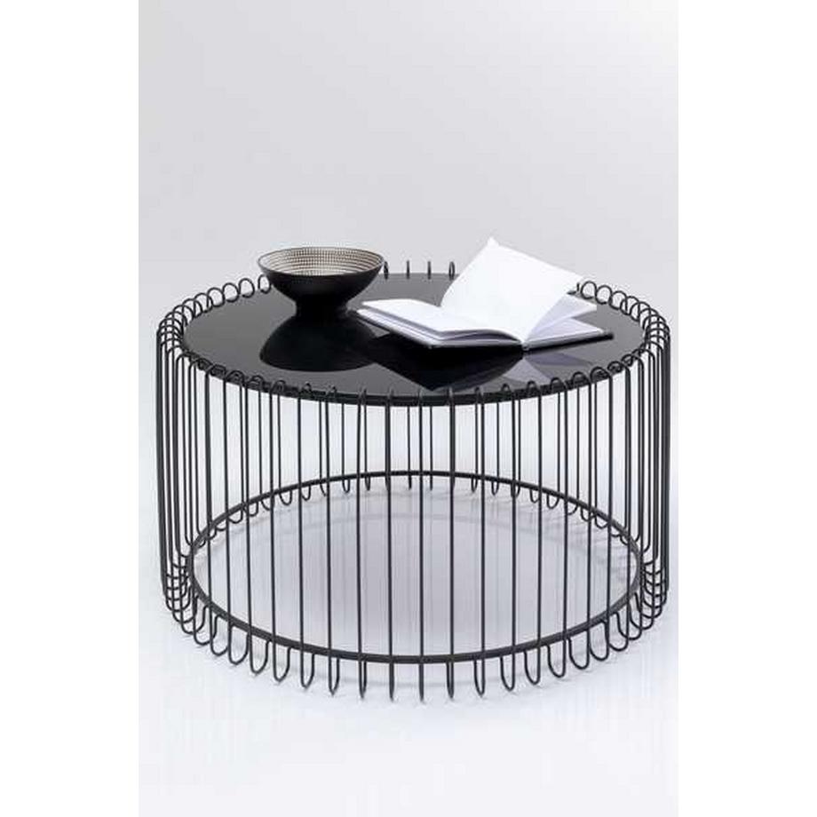 KARE Design Couchtisch Line Onyx rund 60  