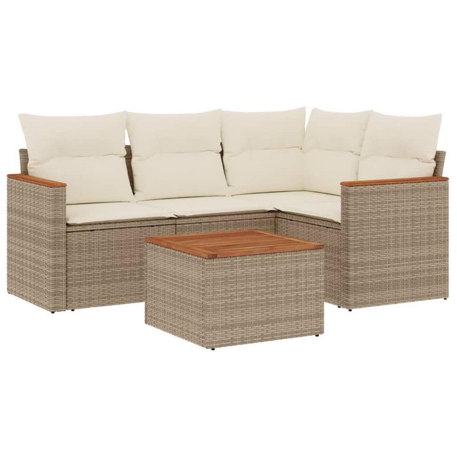 set divano da giardino Polirattan