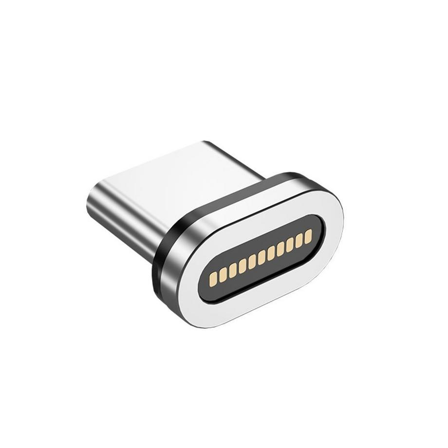 Statik Connettore magnetico USB-C per cavo di ricarrica, confezione da 3 adattatori USB-C, si aggancia facilmente in posizione, compatibile con tutti i dispositivi