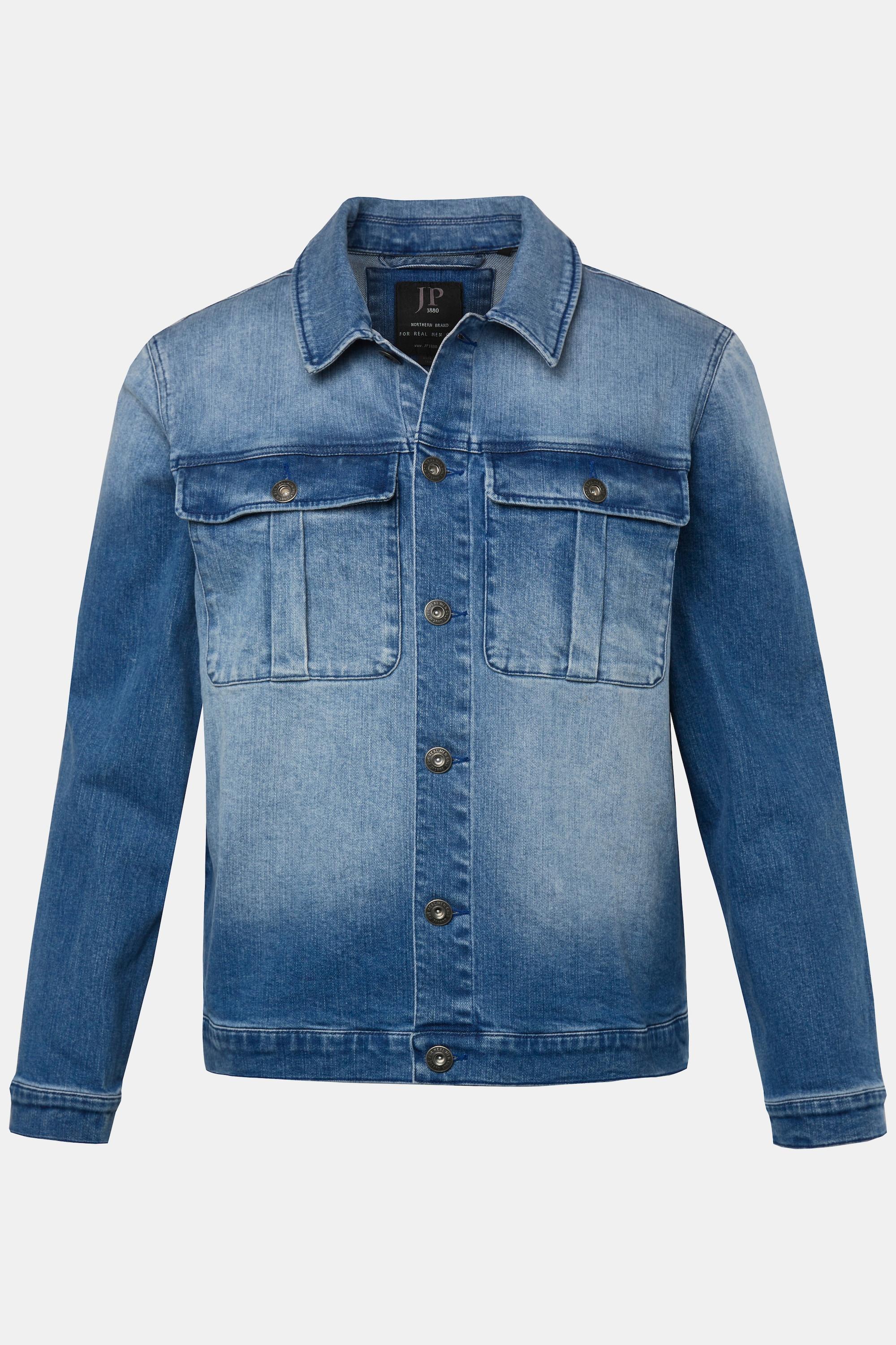 JP1880 Giacca in jeans FLEXNAMIC 2 taschini sul petto  