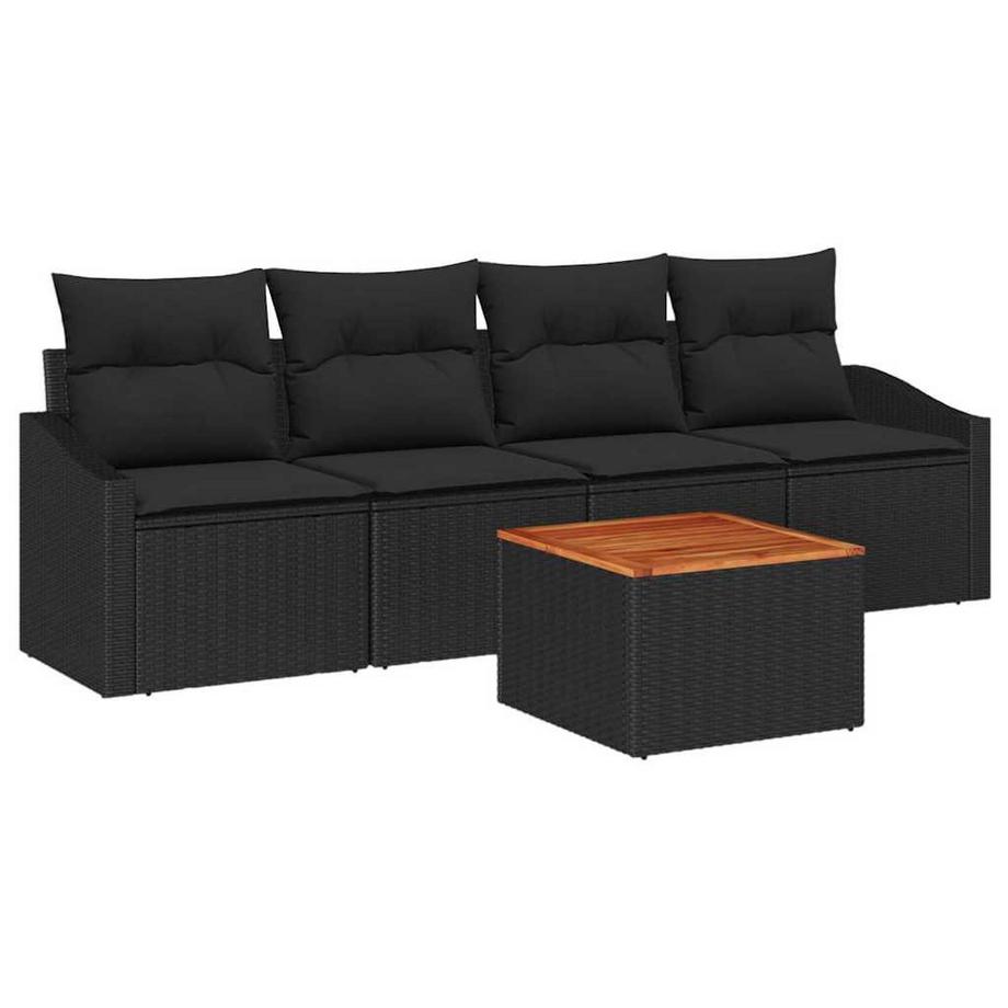 Transat de jardin poly rattan