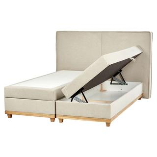 Beliani Lit Boxspring en Polyester Traditionnel DYNASTY  