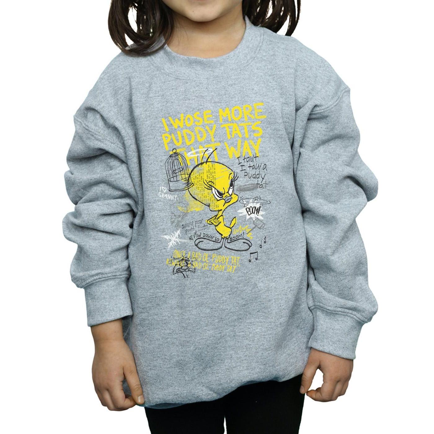 LOONEY TUNES  Sweat TWEETY PIE MORE PUDDY TATS 