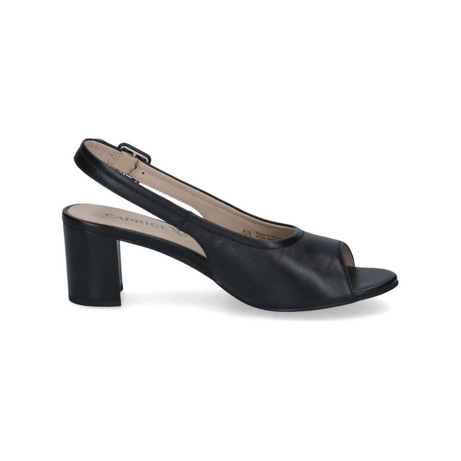 CAPRICE Peep Toe Slingback Pumps  