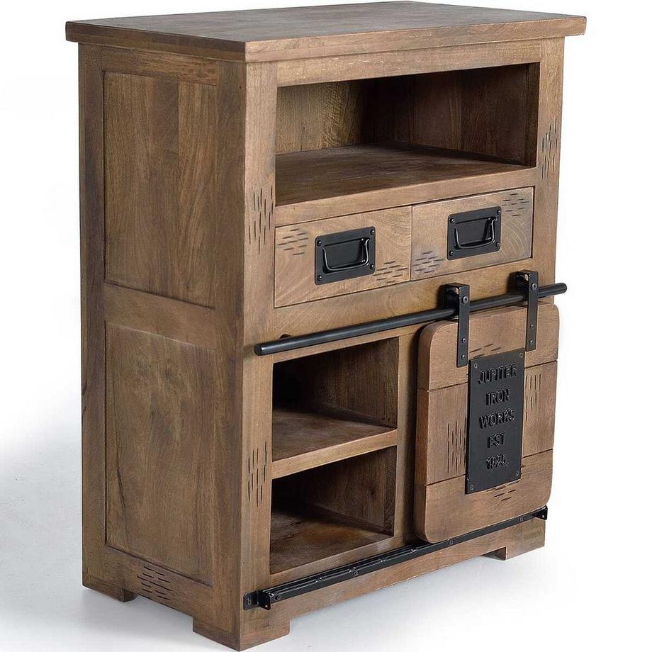 mutoni Commode Acia acacia naturel 75x90  