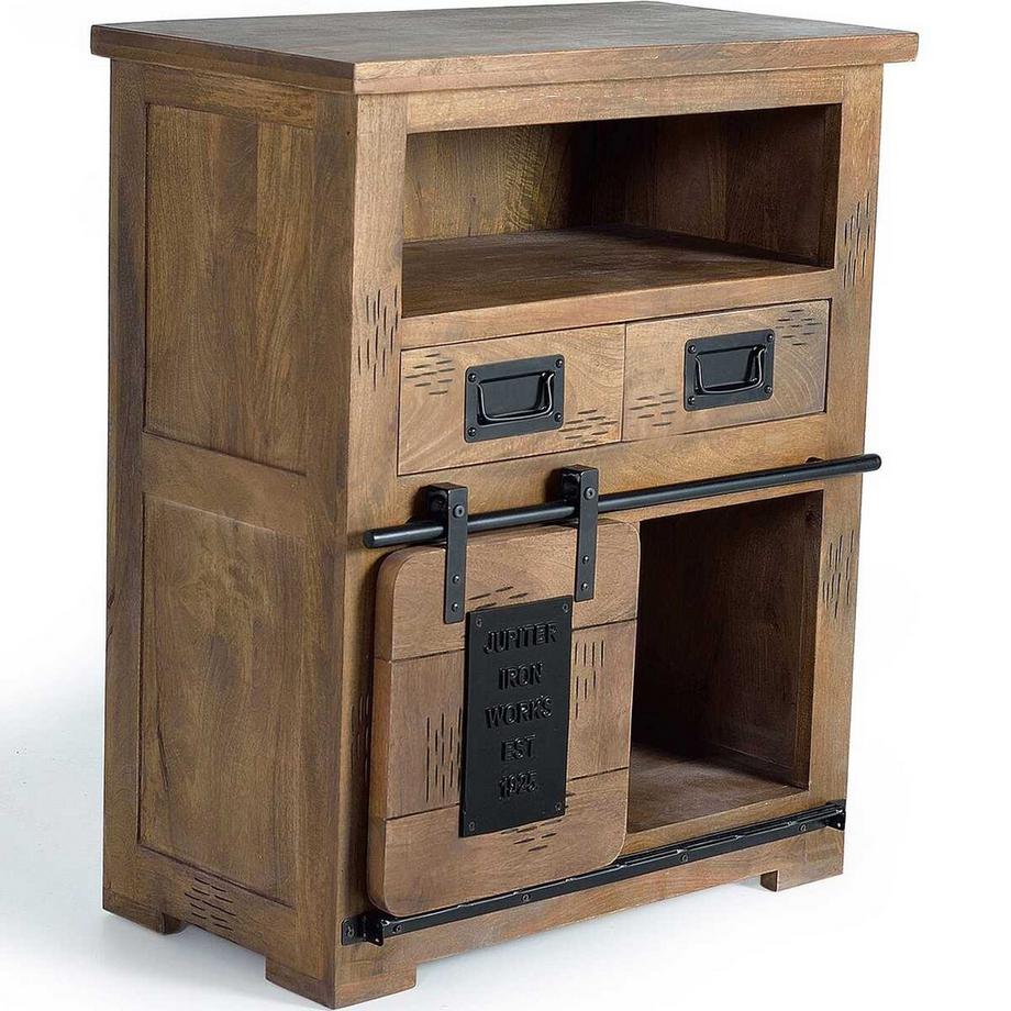 mutoni Commode Acia acacia naturel 75x90  