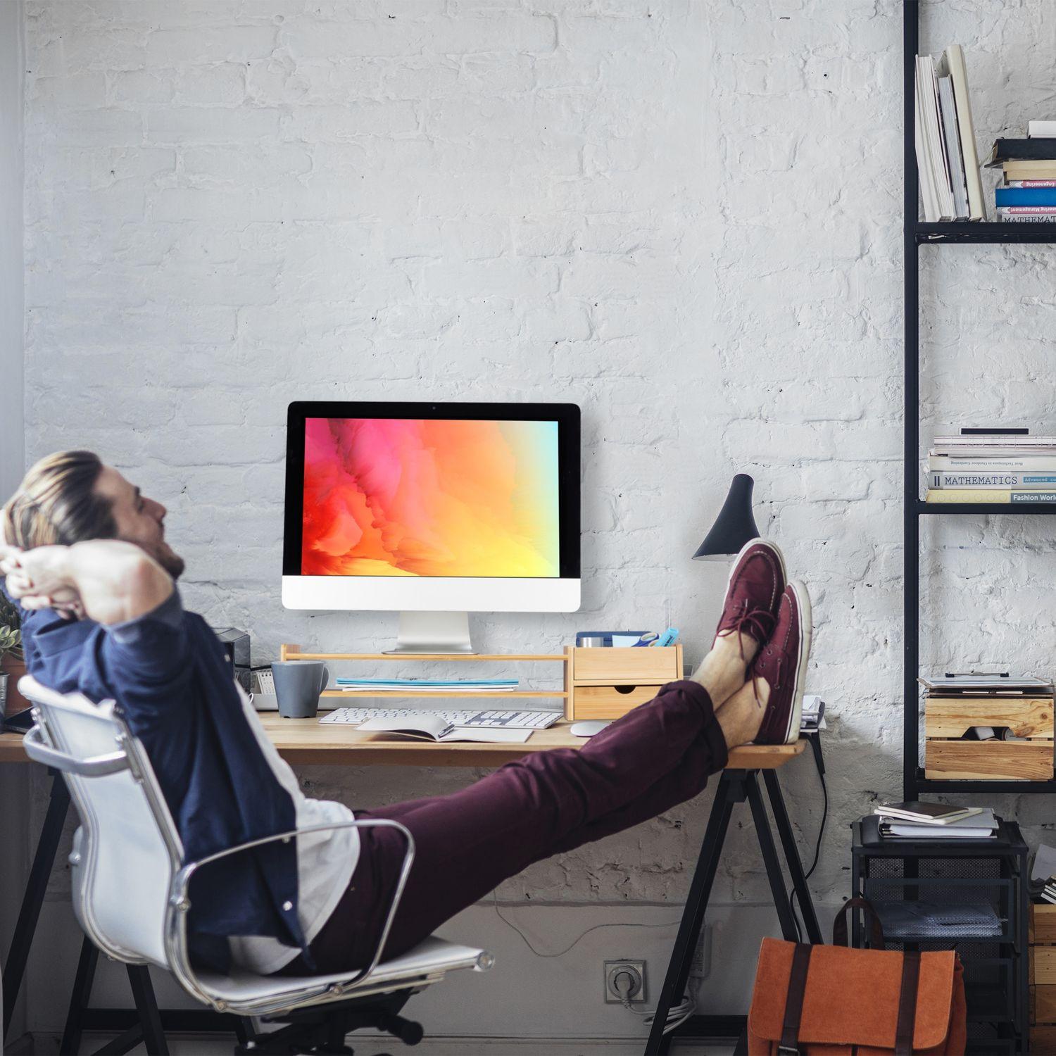 B2X  Support d'écran et rangement de bureau 