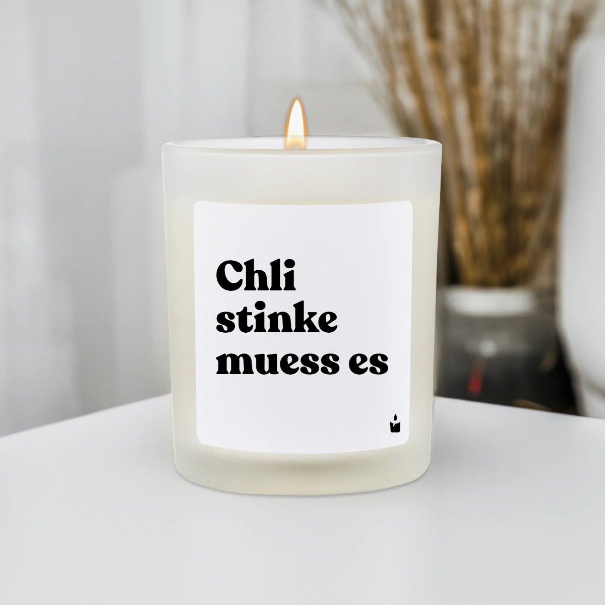 CandleHand Bougie Parfumée Flowery Chli stinke muess es  