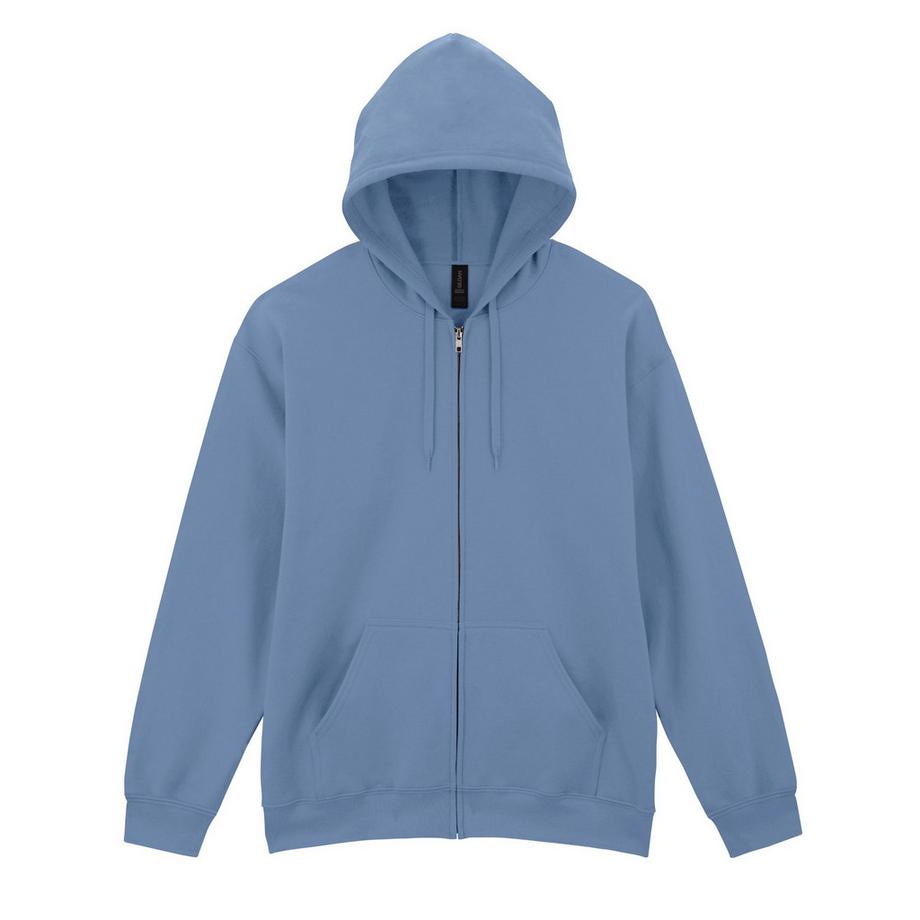 Softstyle Felpa Con Cappuccio E Zip Intera