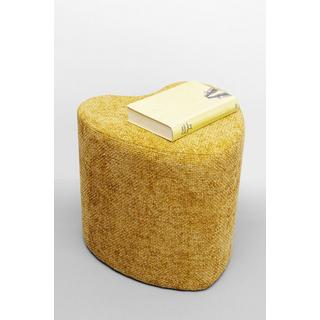 KARE Design Tabouret Lovely jaune 36x34  