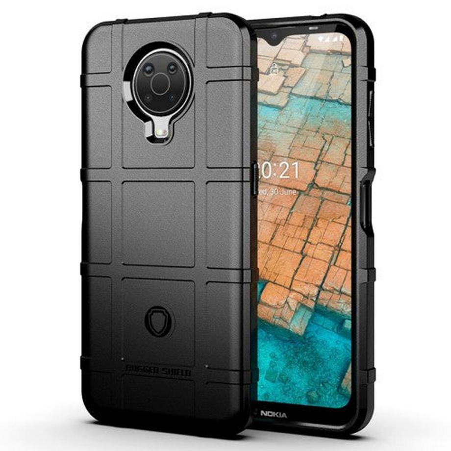 Cover-Discount  Nokia G10 / G20 - Textur Gummi Hülle Schwarz 