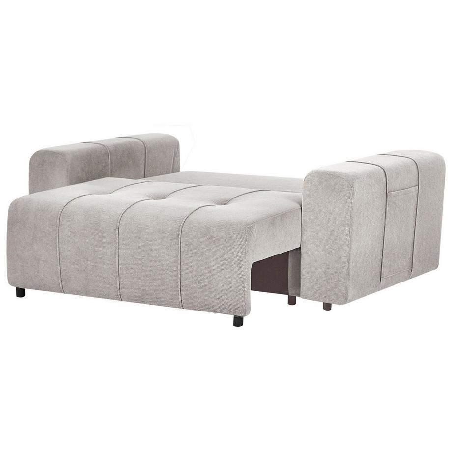 Beliani Canapé 2 places en Tissu Moderne INNVIK  