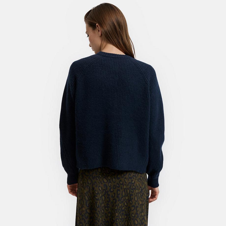 La Redoute Collections Cardigan collo tondo in maglia a coste  