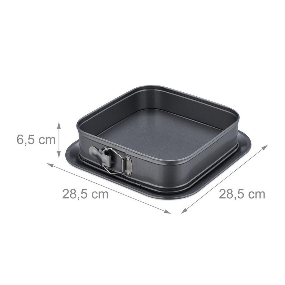 B2X Quadratische Springform mit Auslaufschutz  