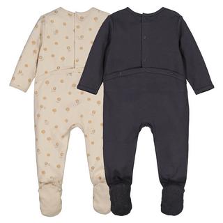 La Redoute Collections  Lot de 2 pyjamas 1 pièce en jersey 