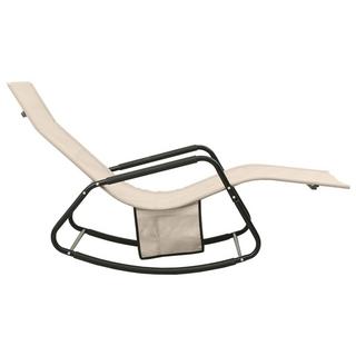 VidaXL Chaise longue tissu  