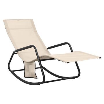 Chaise longue tissu