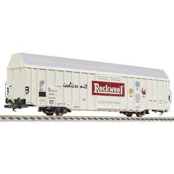 N Grossraum-Güterwagen Hbbks Rockwool der DB