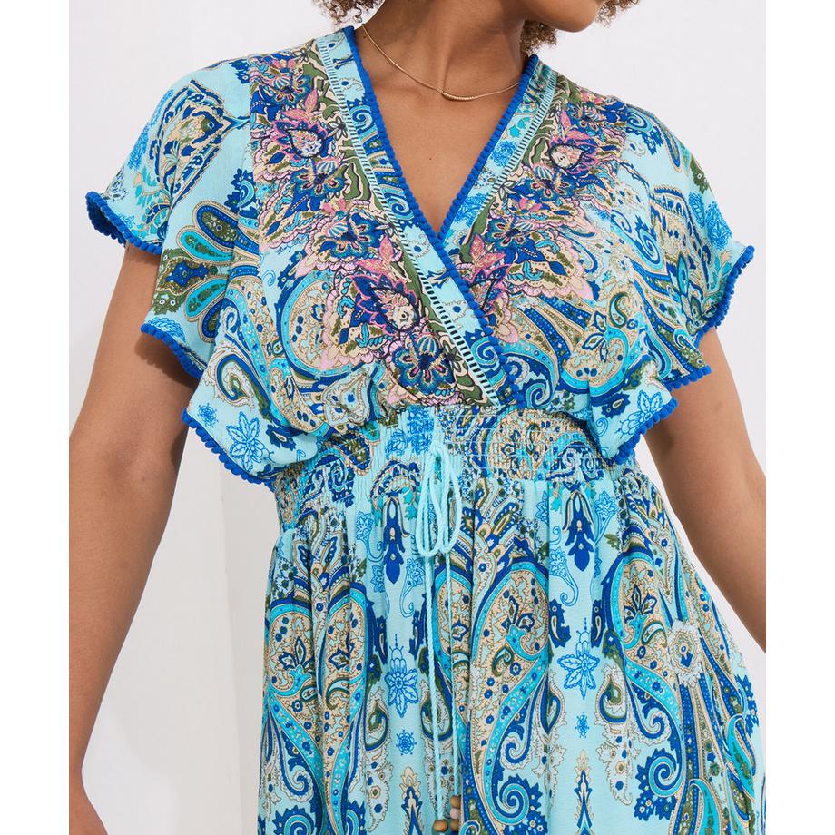 Joe Browns Tunika Wickelmuster Stickerei  