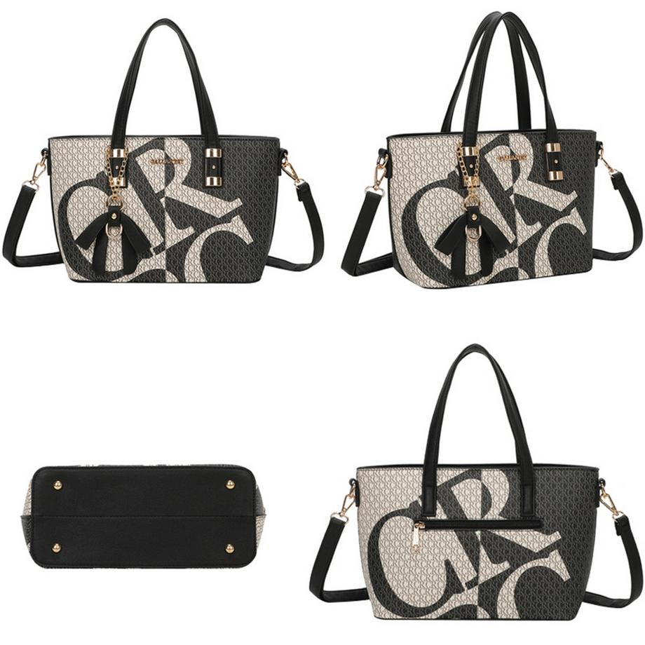 Gallantry Sac Cabas Motif Lettrage et Bandoulière  