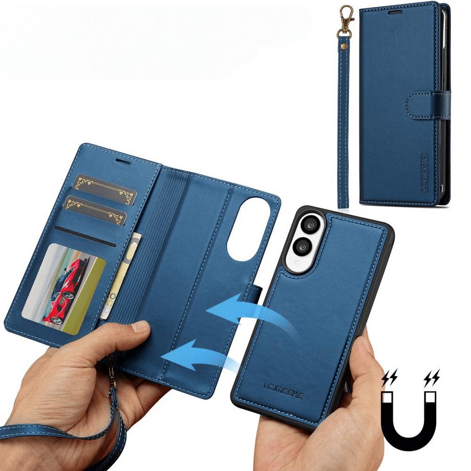 Cover-Discount  Galaxy S25 Edge - LC.IMEEKE L2 Serie Brieftasche und Hülle 