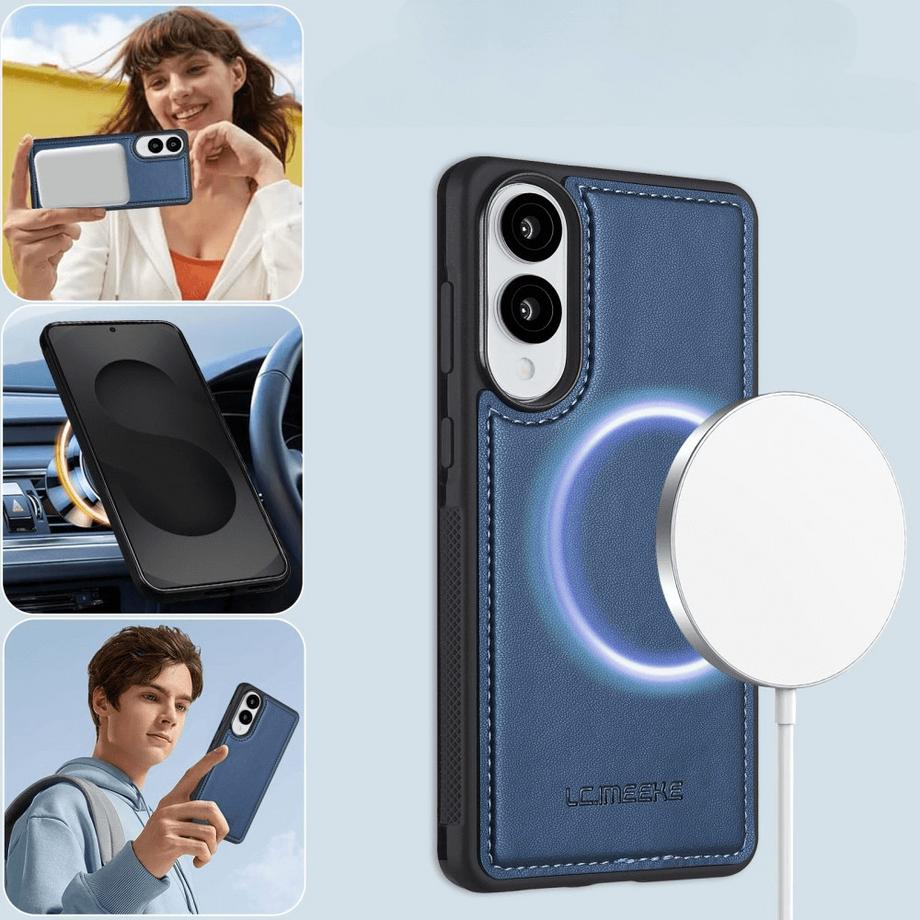 Cover-Discount  Galaxy S25 Edge - LC.IMEEKE L2 Serie Brieftasche und Hülle 