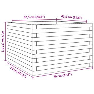 VidaXL Jardinière pinède imprégnée  