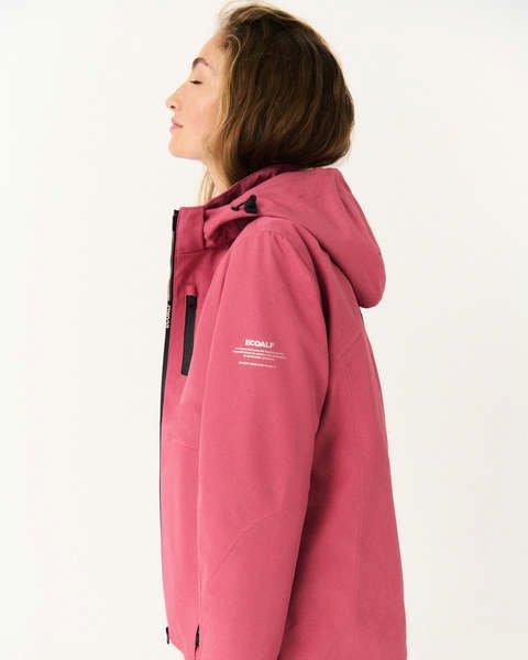 Ecoalf  Katalf Jacket Woman Claret Pink 