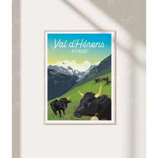 La-Jonx Affiche de Val d'Hérens - Alpage  